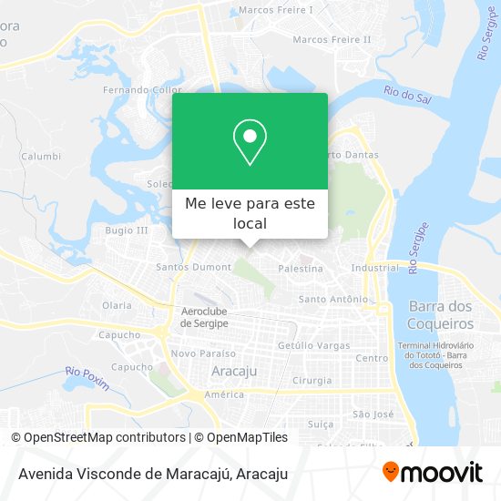 Avenida Visconde de Maracajú mapa