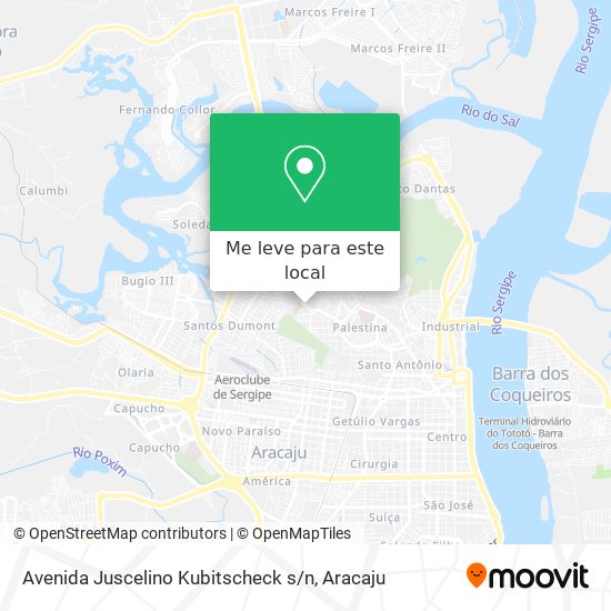 Avenida Juscelino Kubitscheck s / n mapa