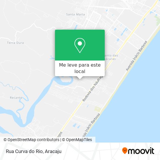Rua Curva do Rio mapa
