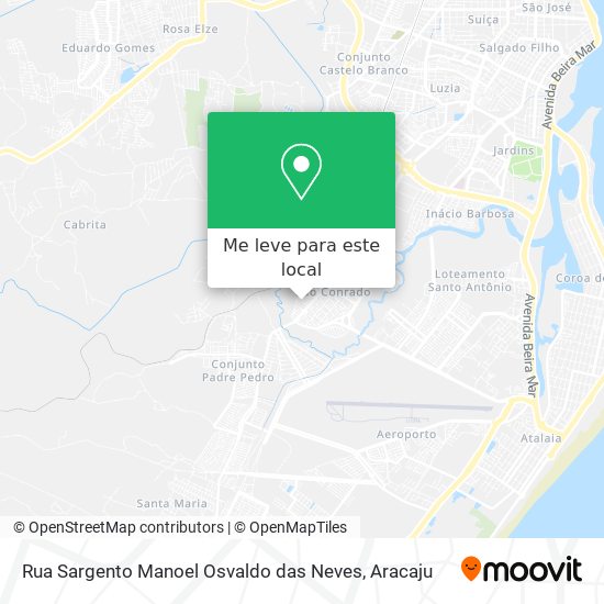 Rua Sargento Manoel Osvaldo das Neves mapa