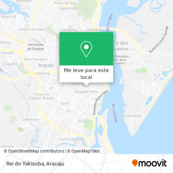 Rei do Yakisoba mapa