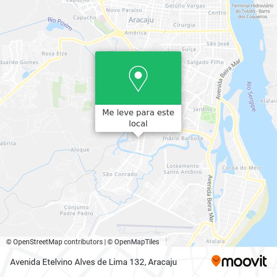 Avenida Etelvino Alves de Lima 132 mapa