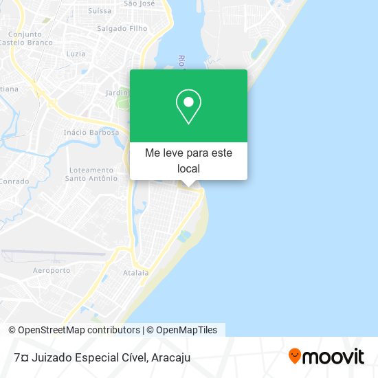 7¤ Juizado Especial Cível mapa