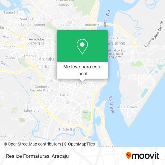 Realize Formaturas mapa