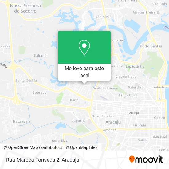 Rua Maroca Fonseca 2 mapa