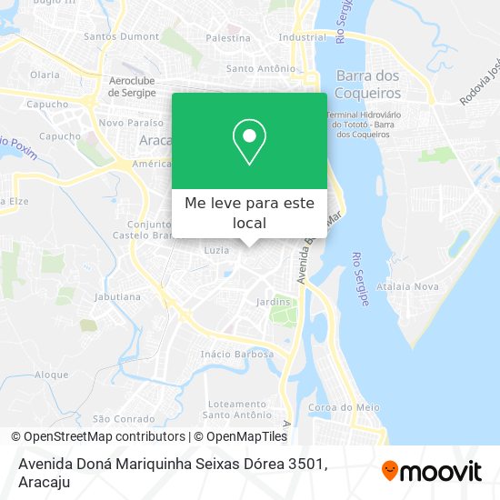 Avenida Doná Mariquinha Seixas Dórea 3501 mapa