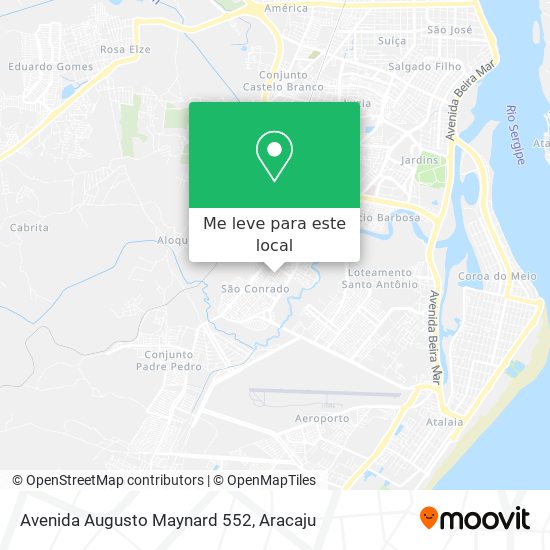 Avenida Augusto Maynard 552 mapa
