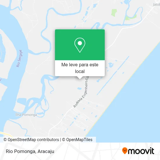 Rio Pomonga mapa