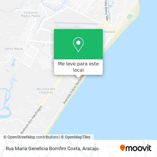 Rua Maria Genelicia Bomfim Costa mapa