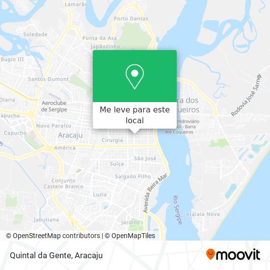 Quintal da Gente mapa