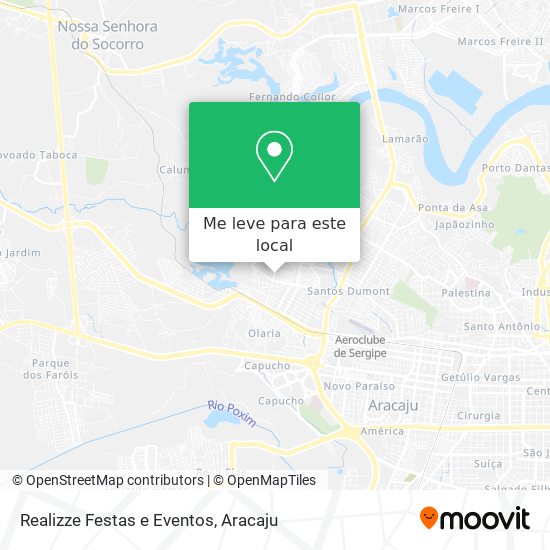 Realizze Festas e Eventos mapa