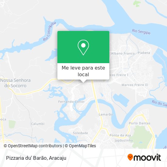 Pizzaria du' Barão mapa