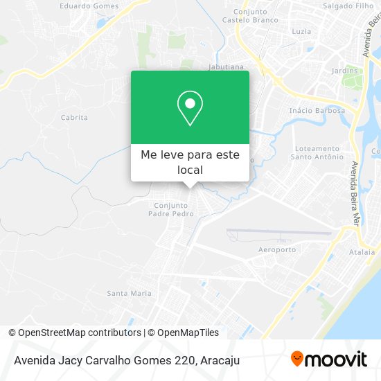 Avenida Jacy Carvalho Gomes 220 mapa