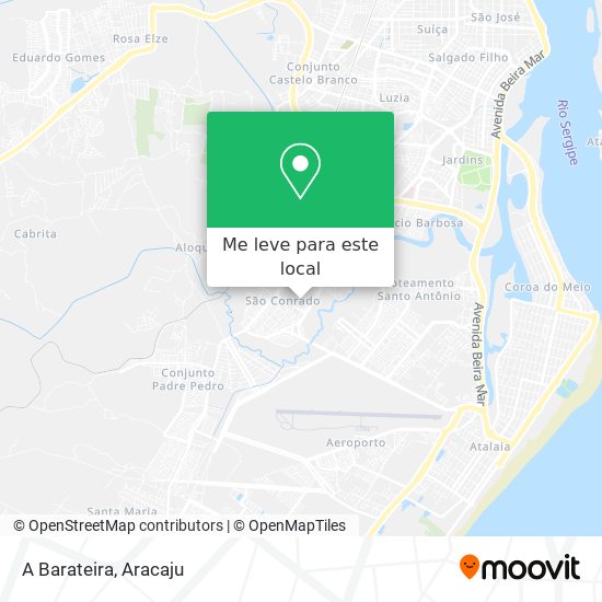 A Barateira mapa