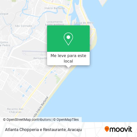 Atlanta Chopperia e Restaurante mapa