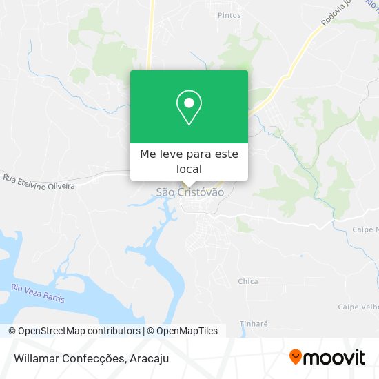 Willamar Confecções mapa