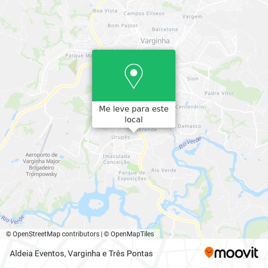Aldeia Eventos mapa