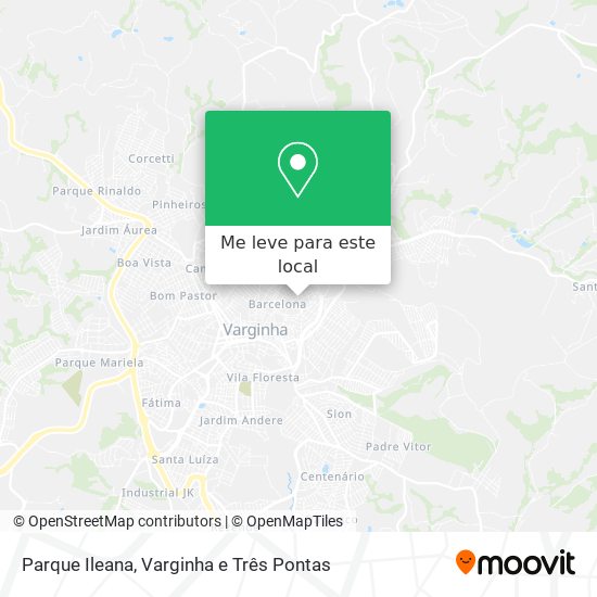 Parque Ileana mapa