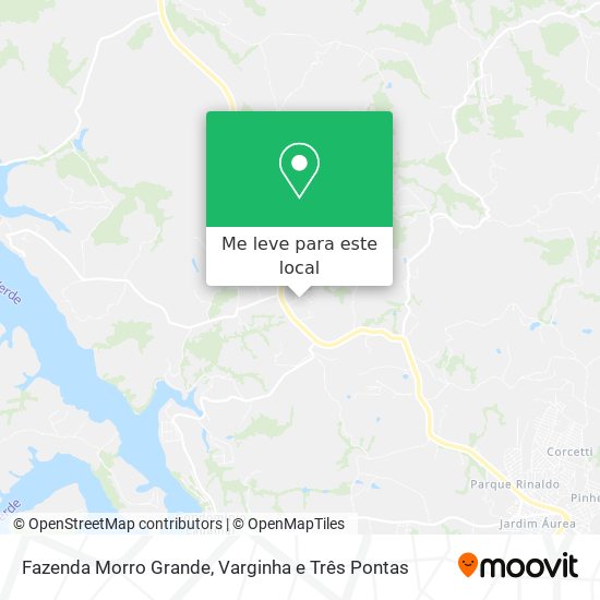 Fazenda Morro Grande mapa
