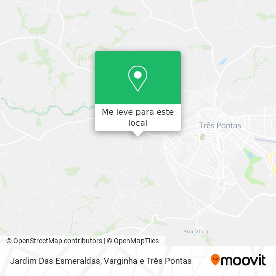 Jardim Das Esmeraldas mapa