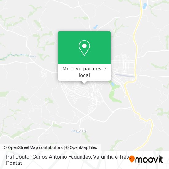 Psf Doutor Carlos Antônio Fagundes mapa