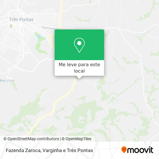 Fazenda Zaroca mapa