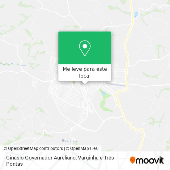 Ginásio Governador Aureliano mapa