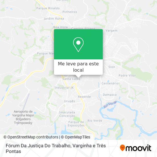 Fórum Da Justiça Do Trabalho mapa