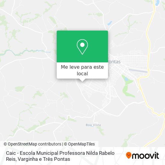 Caic - Escola Municipal Professora Nilda Rabelo Reis mapa