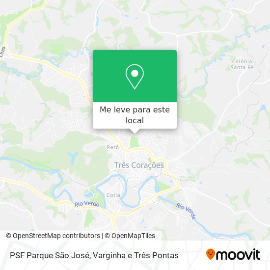 PSF Parque São José mapa