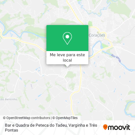 Bar e Quadra de Peteca do Tadeu mapa