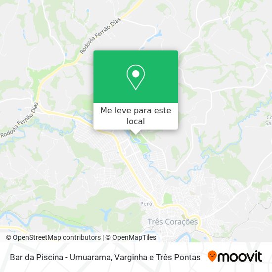 Bar da Piscina - Umuarama mapa