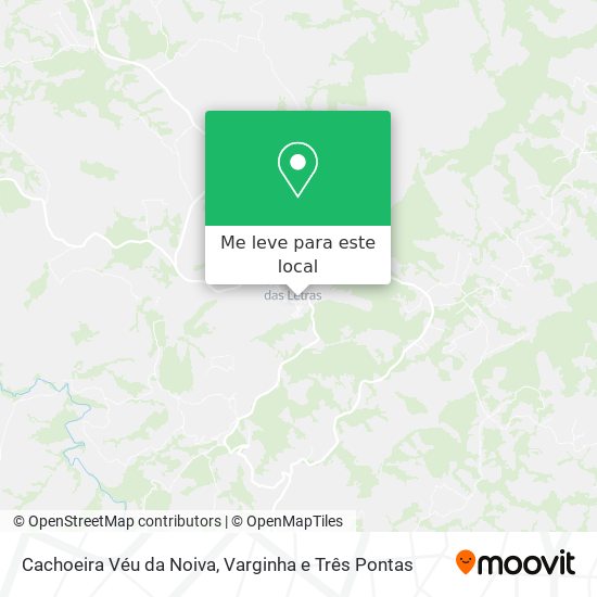 Cachoeira Véu da Noiva mapa