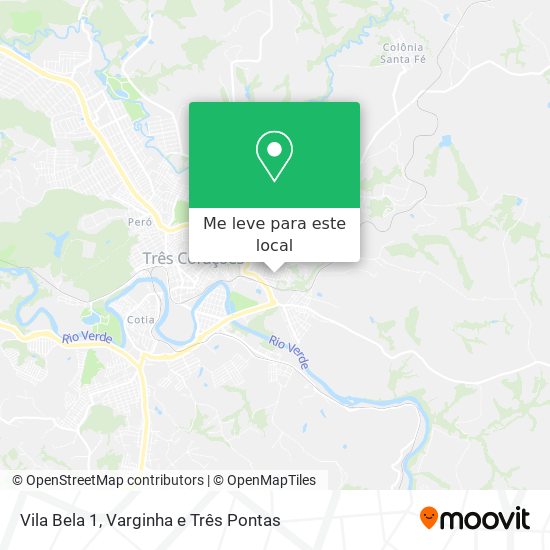 Vila Bela 1 mapa