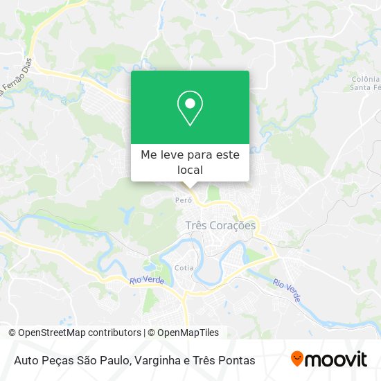 Auto Peças São Paulo mapa