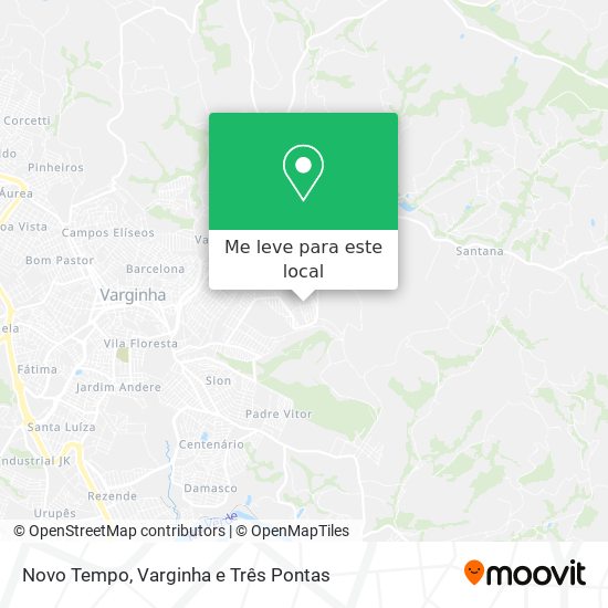 Novo Tempo mapa