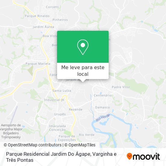 Parque Residencial Jardim Do Ágape mapa