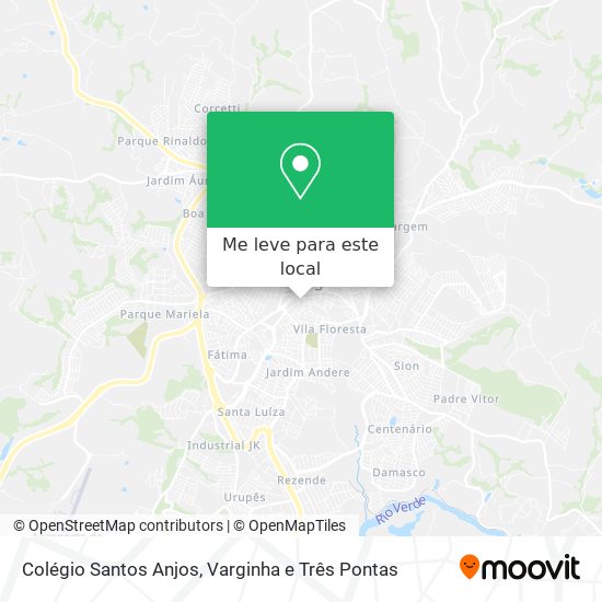 Colégio Santos Anjos mapa