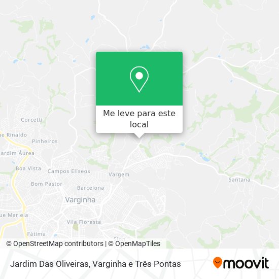 Jardim Das Oliveiras mapa