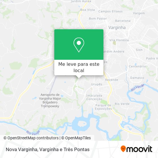 Nova Varginha mapa