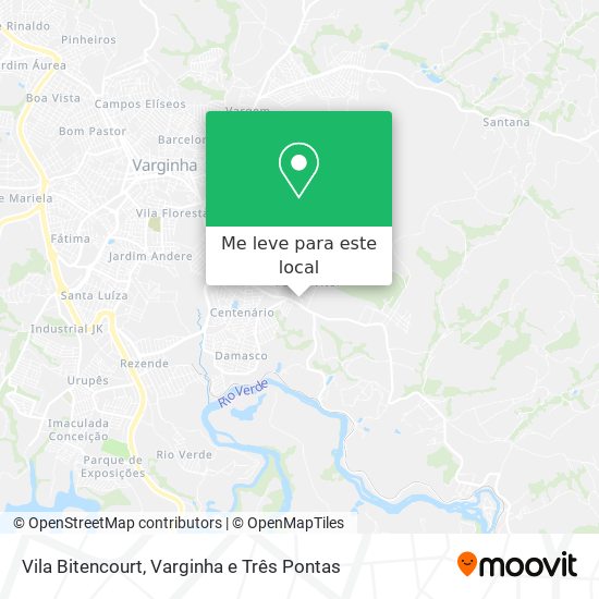 Vila Bitencourt mapa