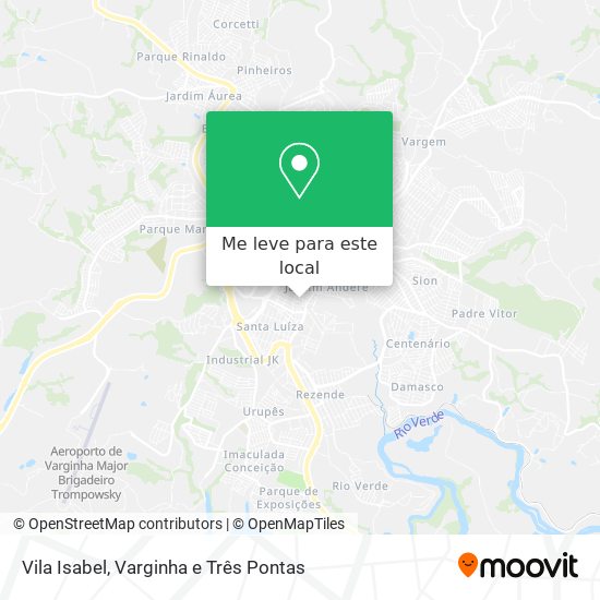 Vila Isabel mapa