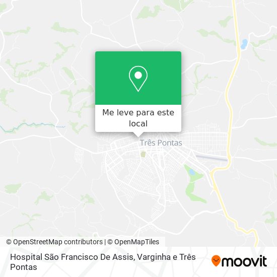 Hospital São Francisco De Assis mapa