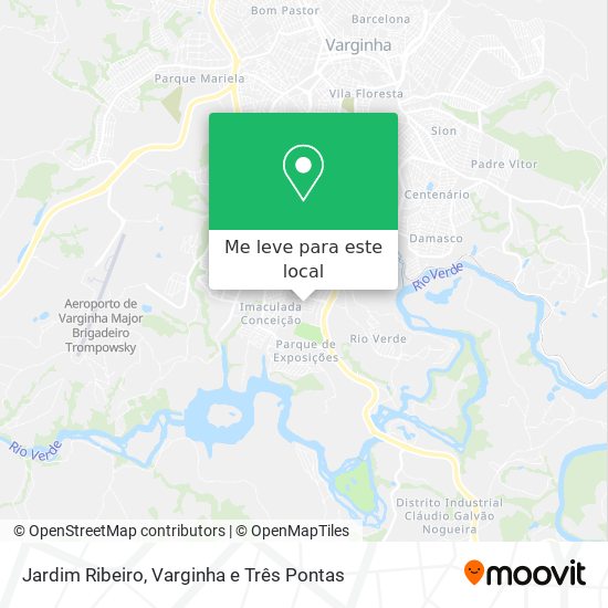 Jardim Ribeiro mapa