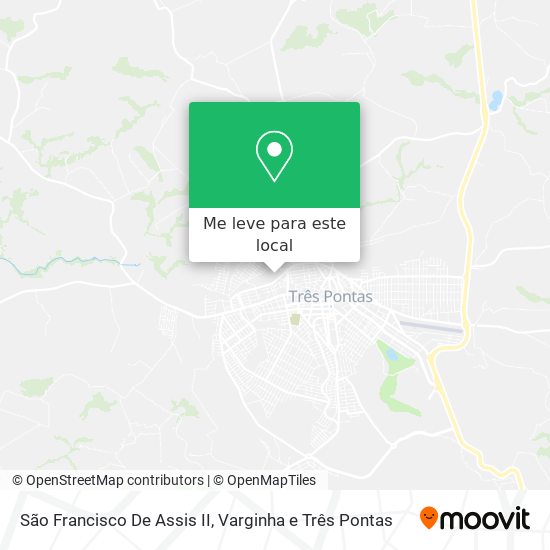 São Francisco De Assis II mapa