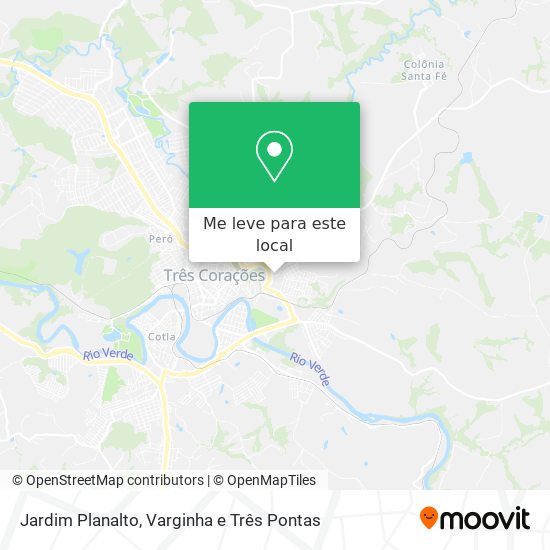 Jardim Planalto mapa