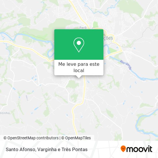 Santo Afonso mapa