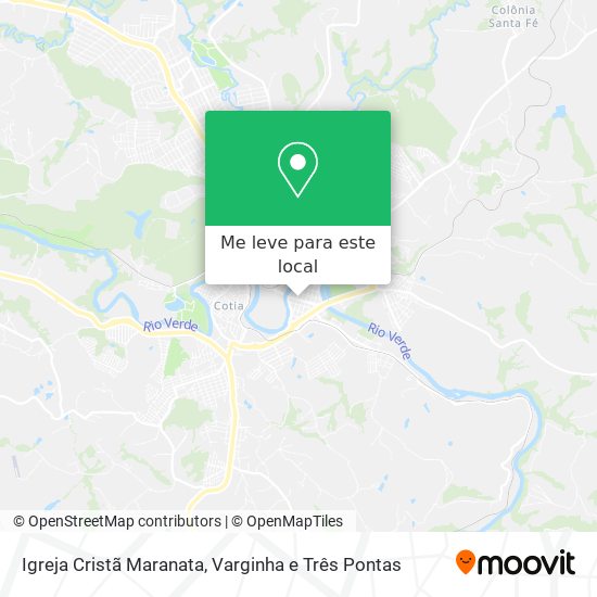 Igreja Cristã Maranata mapa