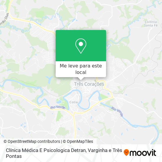 Clínica Médica E Psicologica Detran mapa
