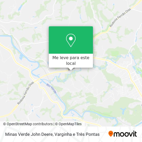 Minas Verde John Deere mapa